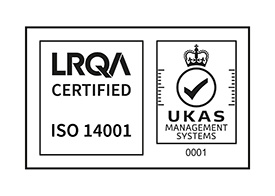 Logo for ISO 14001 accreditation