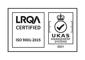 Logo for ISO 9001 accreditation